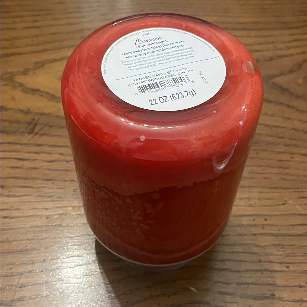 Yankee Candle Sugared Cinnamon Apple Jar Candle, new‎
